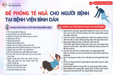 Đề phòng té ngã cho người bệnh tại tài xỉu
