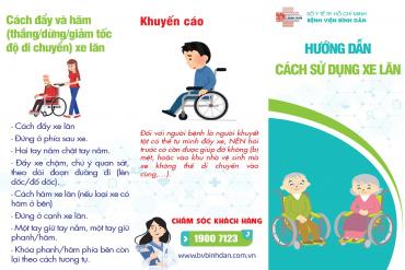 Hướng dẫn sử dụng xe lăn