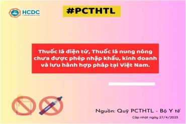 Một số thông tin về các sản phẩm được gọi là “thuốc lá điện tử”, “thuốc lá nung nóng”