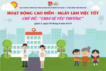 Hoạt động cao điểm Ngày làm việc tốt hỗ trợ người bệnh có hoàn cảnh khó khăn