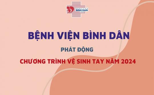 tài xỉu
 phát động chương trình Vệ sinh tay năm 2024