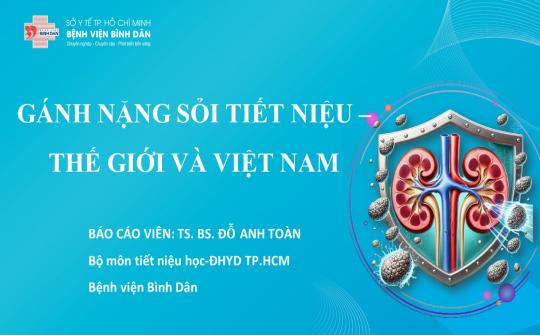 Gánh nặng sỏi tiết niệu thế giới và Việt Nam