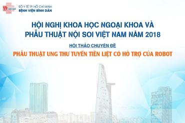 Hội nghị Khoa học Ngoại khoa và Phẫu thuật nội soi Việt Nam năm 2018