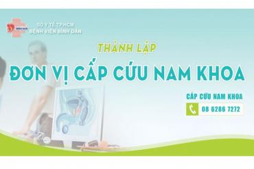 tài xỉu
 thành lập Đơn vị Cấp cứu Nam khoa